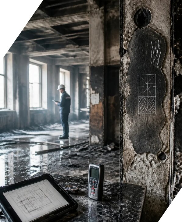 Обследование зданий после пожара в Елизове от 15192 р. | ЭкспертизаРоссия