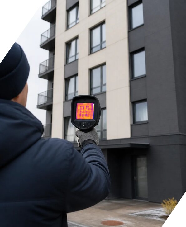 Тепловизионное обследование зданий в Елизове от 5064 р. | ЭкспертизаРоссия